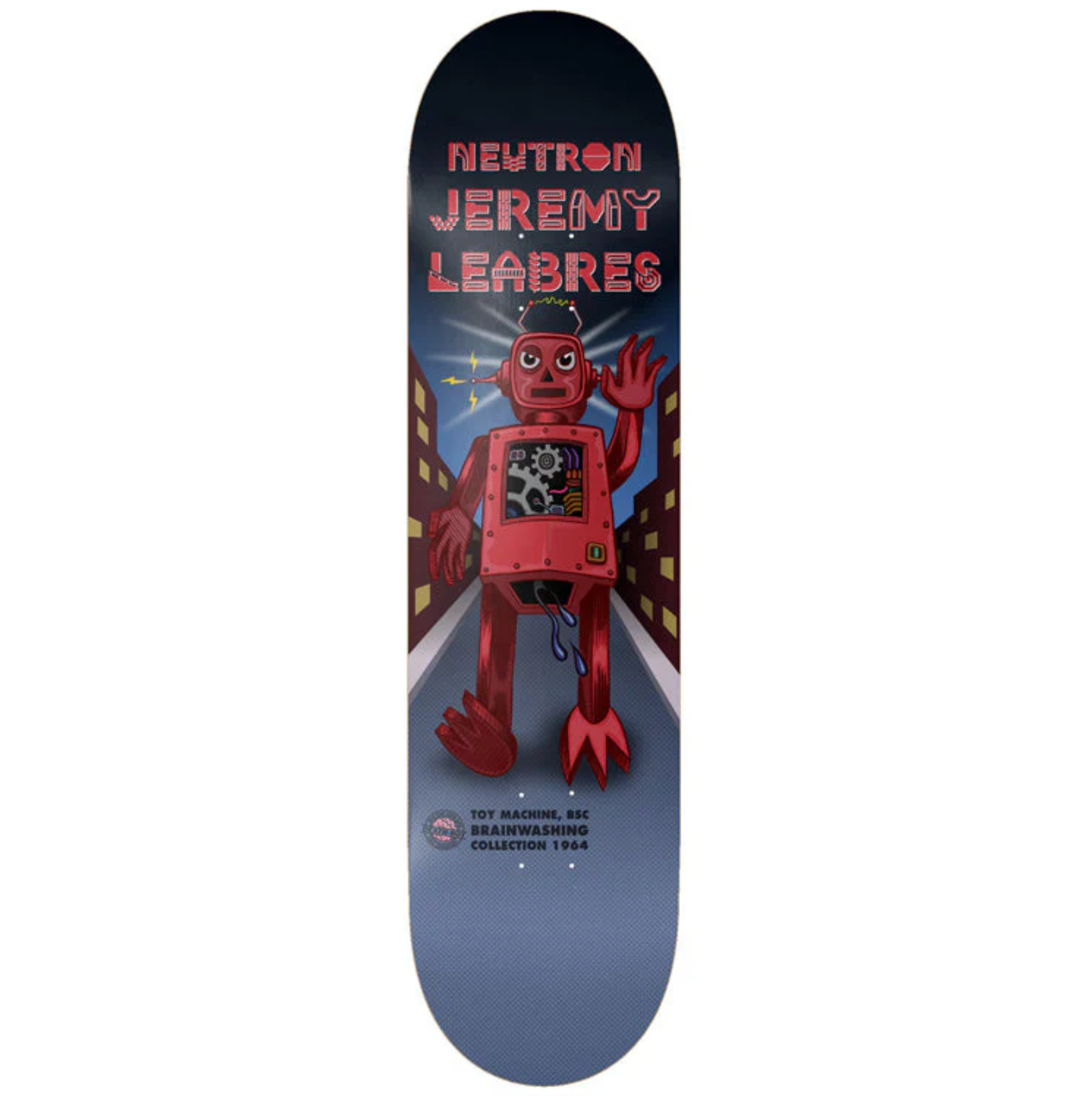 Toy Machine Deck Jeremy Leabres Robot 8.38