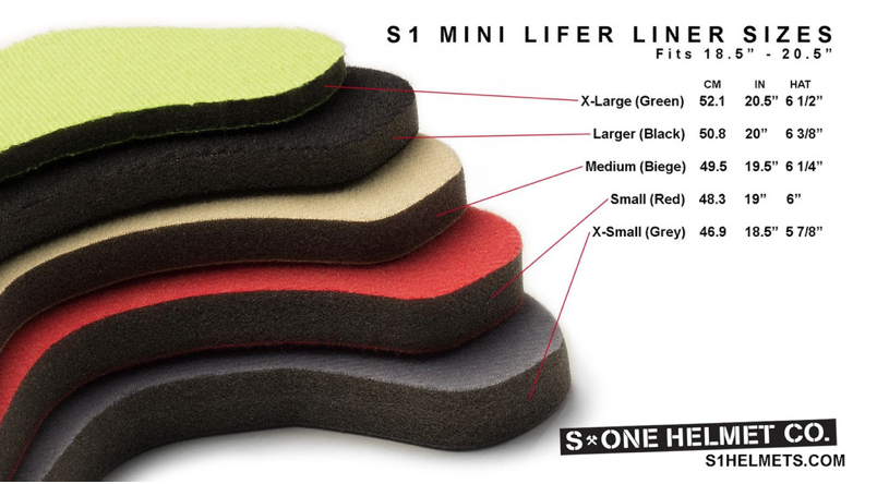S1 Lifer Helmet Replacement/Size Adjustment Liners