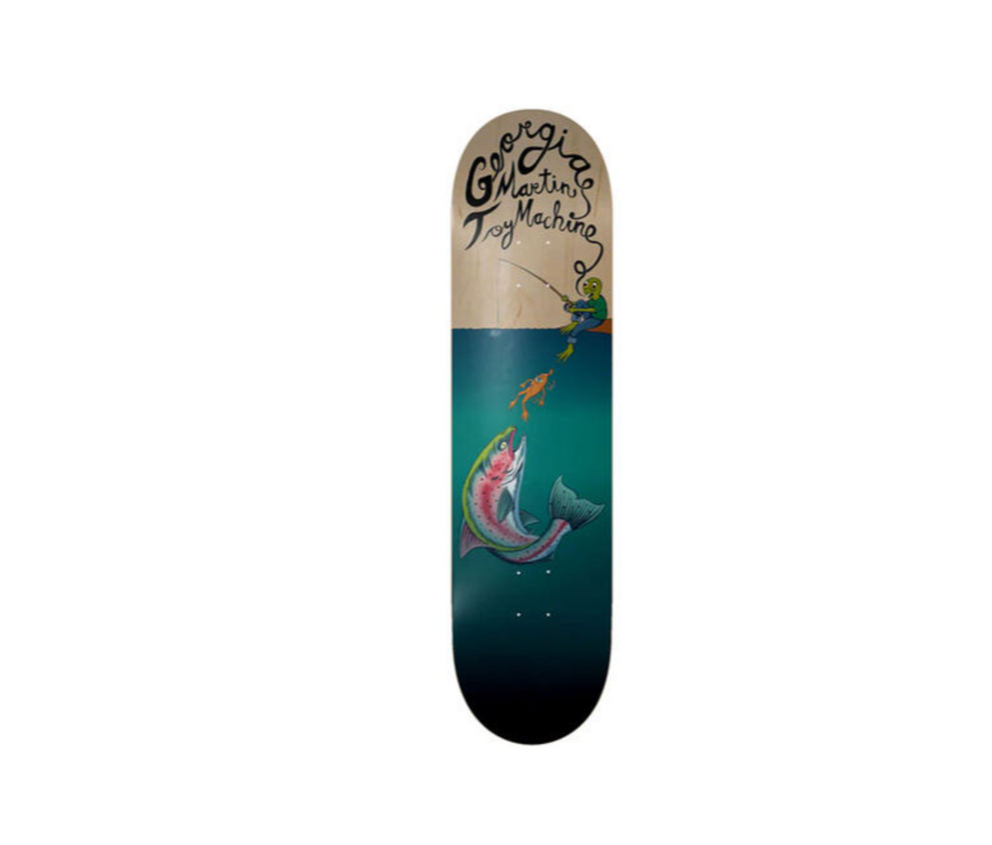 Toy Machine Deck Georgia Martin Fishing 8.25