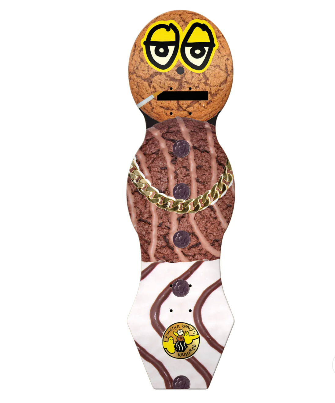 Krooked Deck Quarter Snacks Cruiser 9