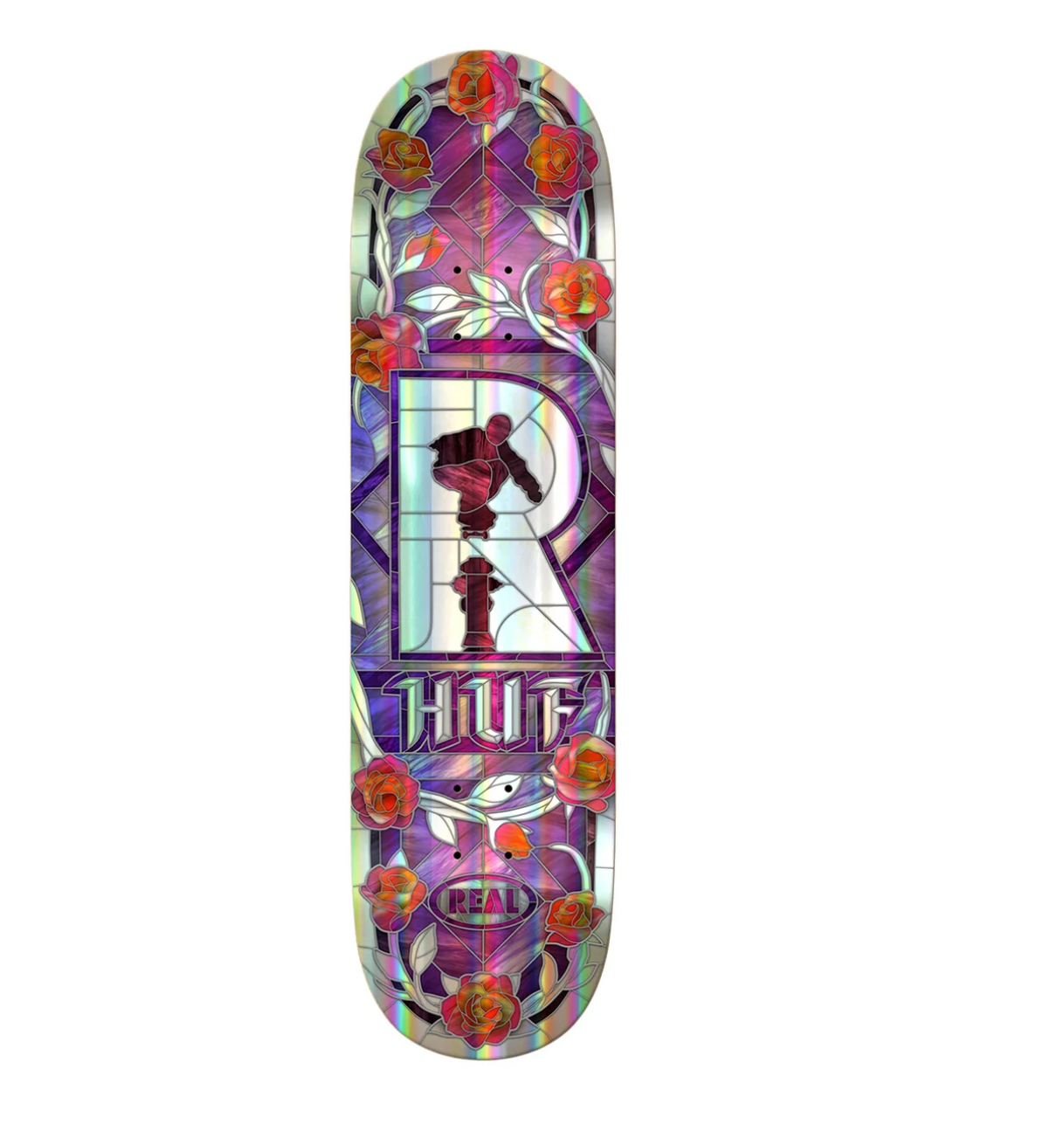 Real Deck Keith Hufnagel Cathedral Holographic 8.06