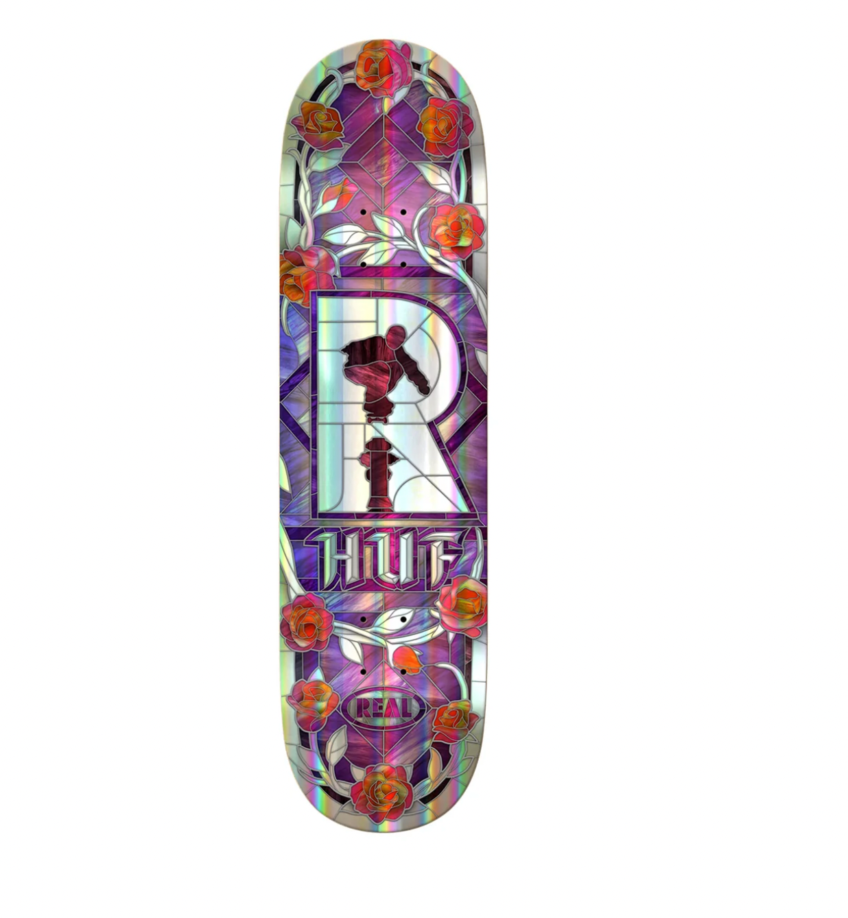 Real Deck Keith Hufnagel Cathedral Holographic 8.06