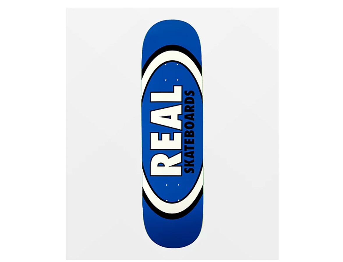 Real Deck Oval Logo 8.5 Blue