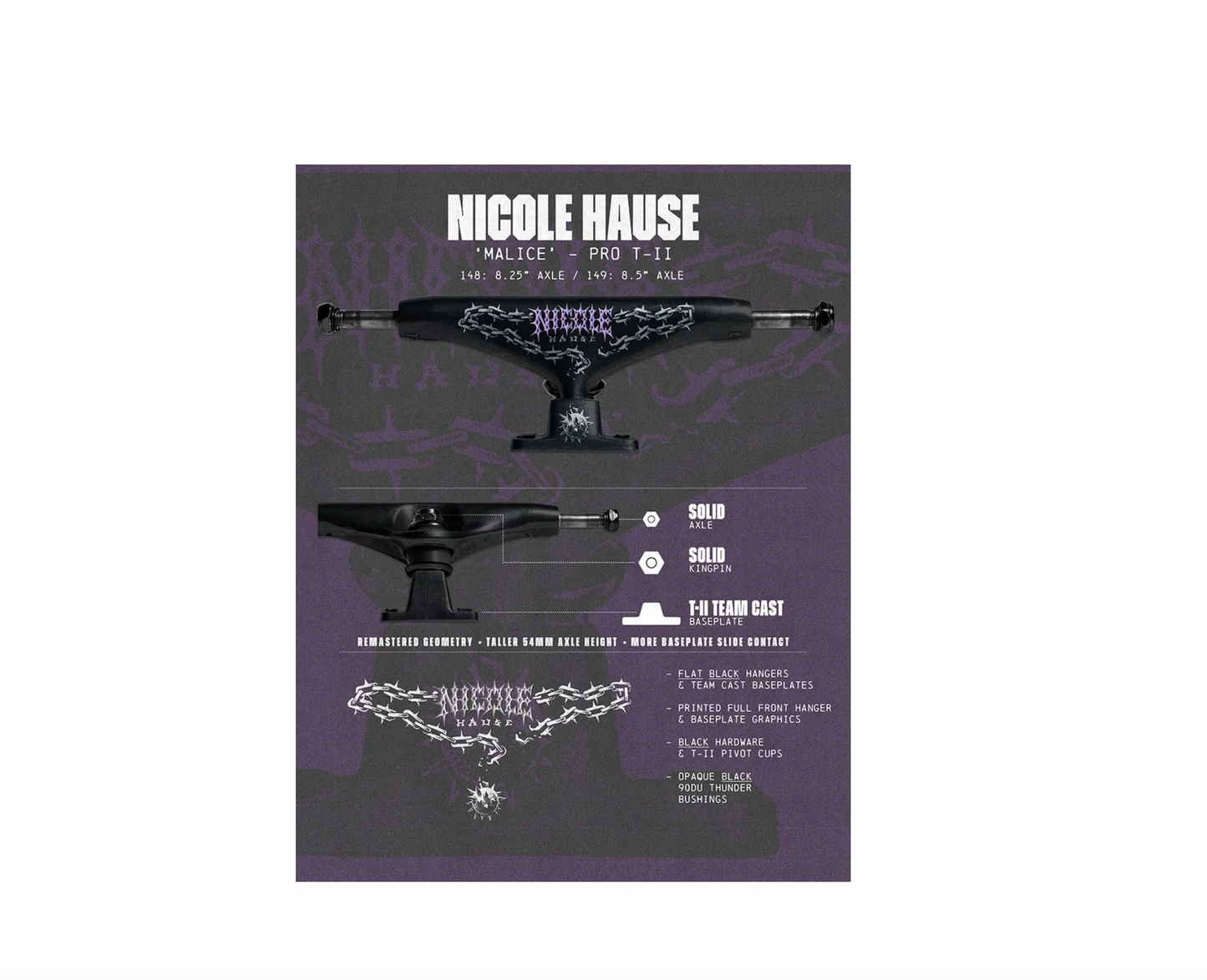 Thunder Truck T-II Nicole Hause - Malice 148