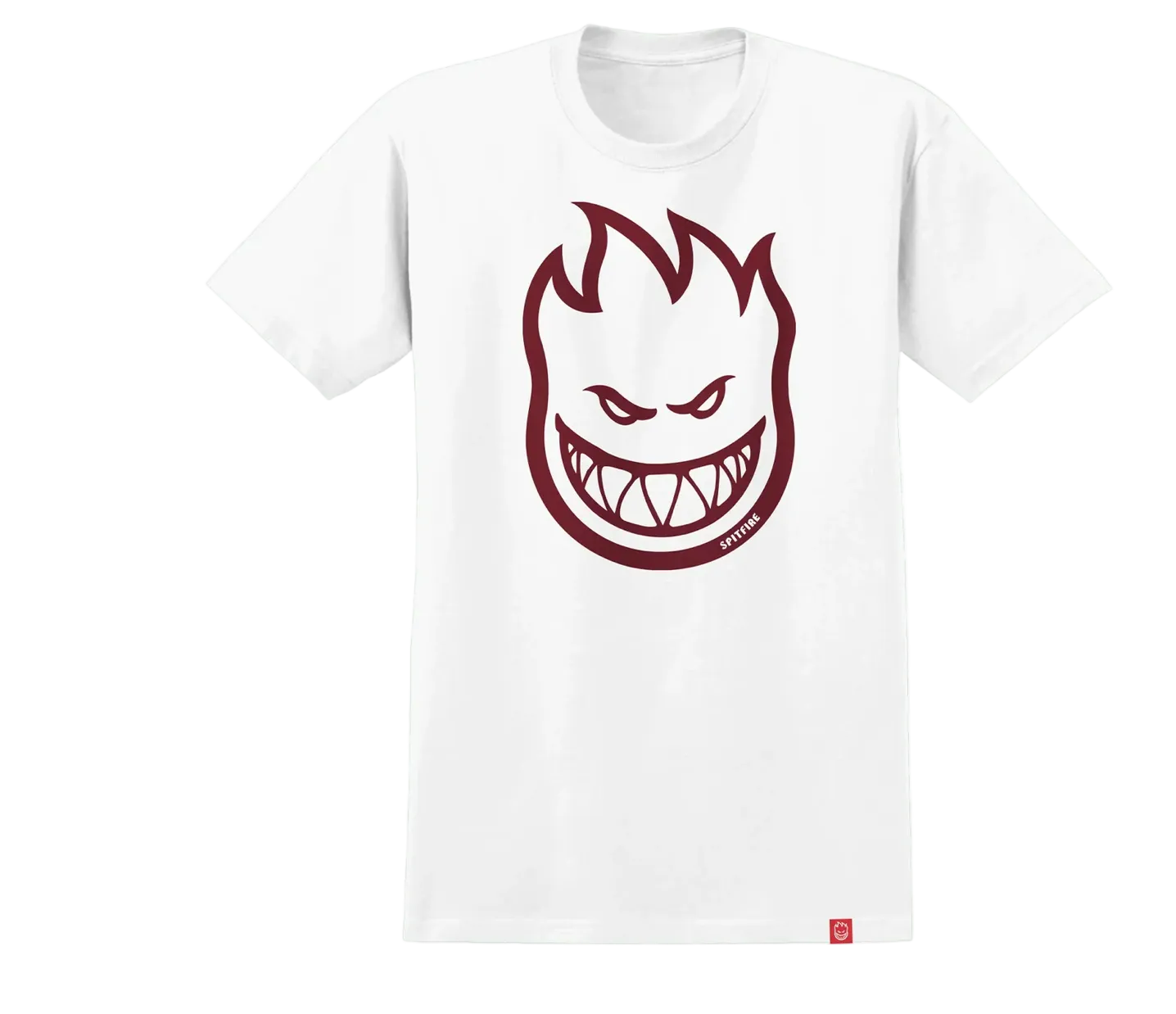 Spitfire Tee Bighead White/Dark Red