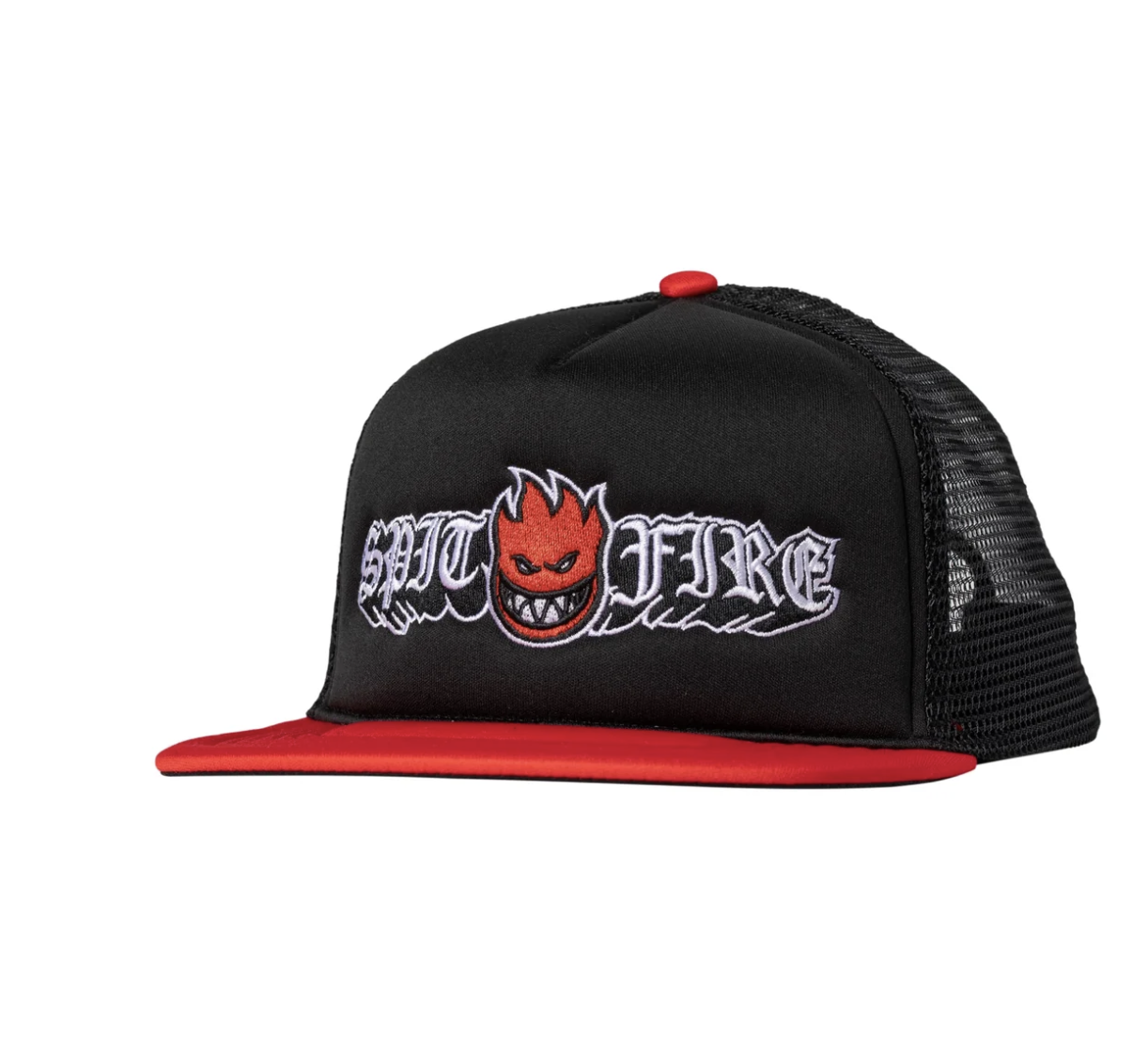 Spitfire Snapback - Old E Drop Black/Red