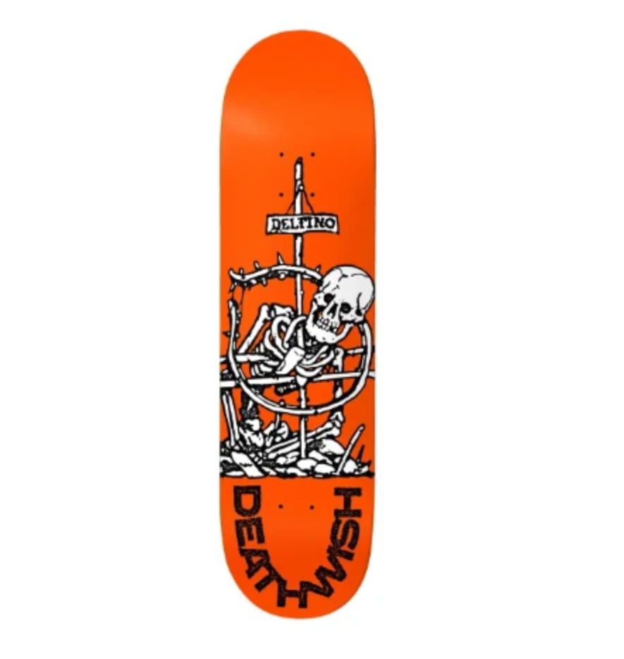 Deathwish Deck Pedro Delfino Cross 8.25