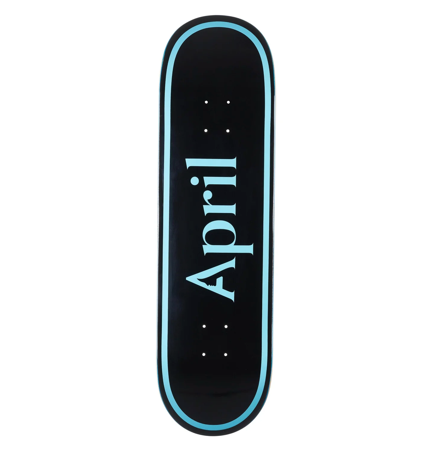 April Deck Logo Deck Blue/Black 8.25