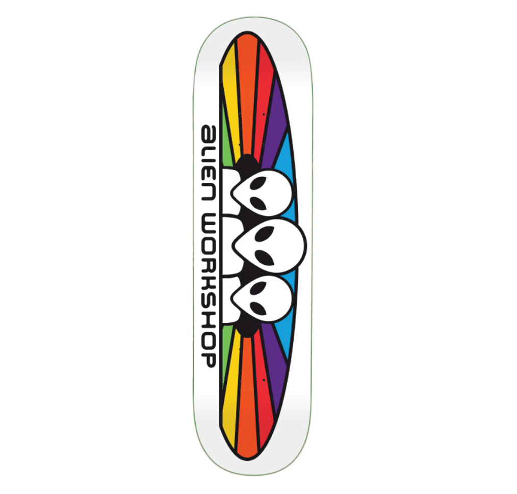 Alien Workshop Deck Spectrum White 8.25