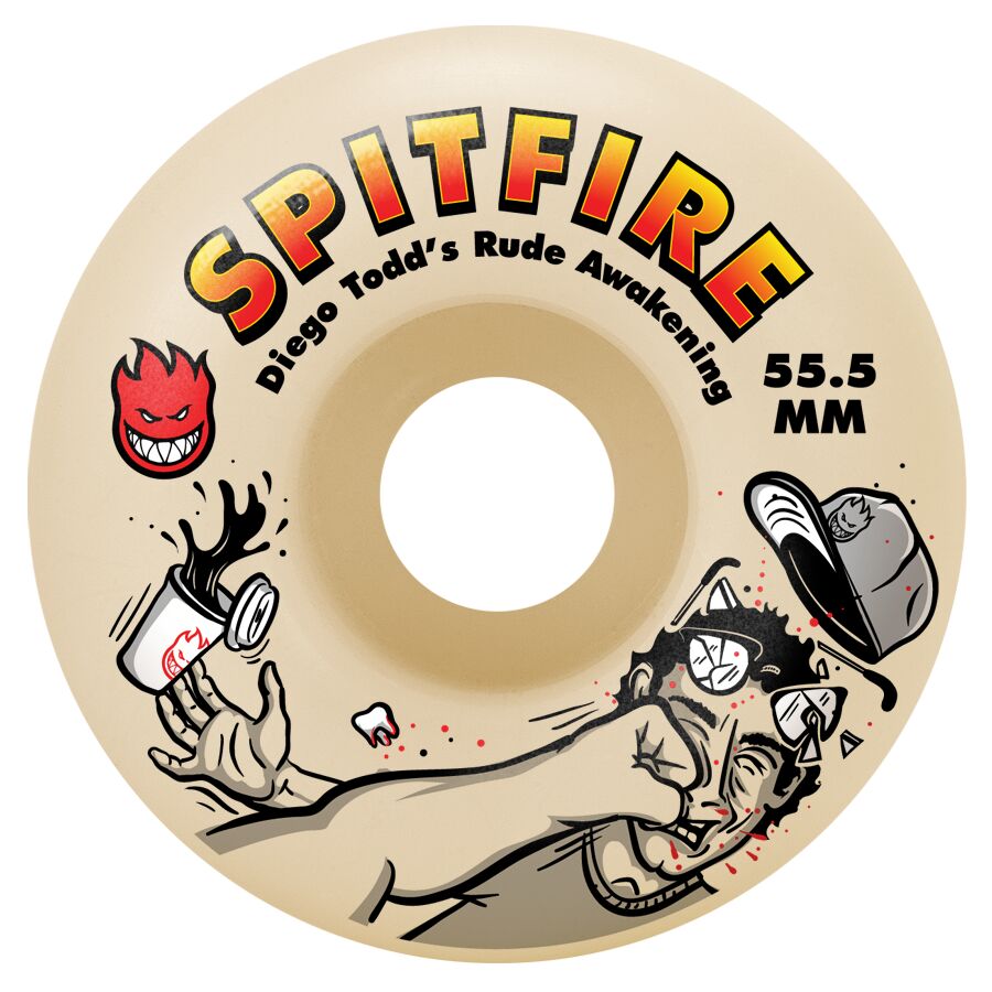 Spitfire Wheels F4 99A Diego Rude Awakening Classic 55.5mm