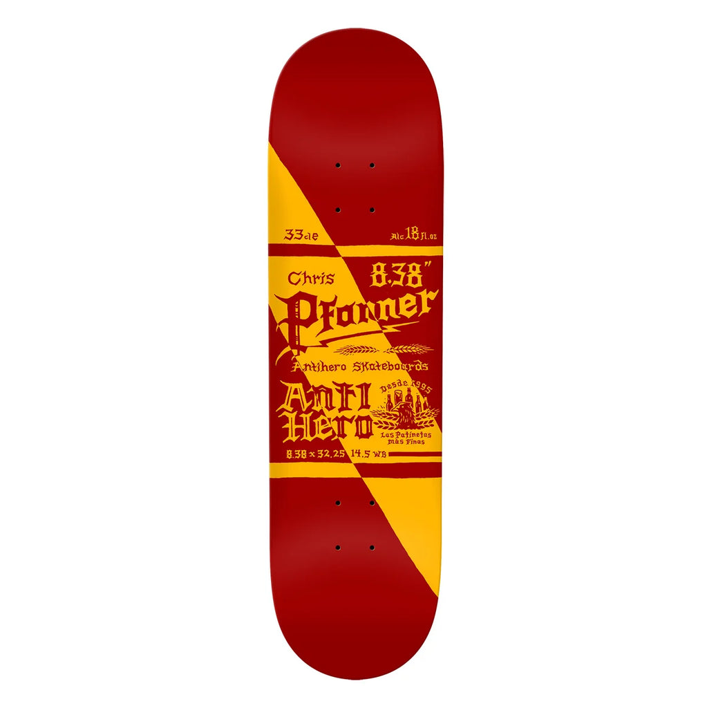 Antihero Deck Chris Pfanner Mas Refrescos 8.38