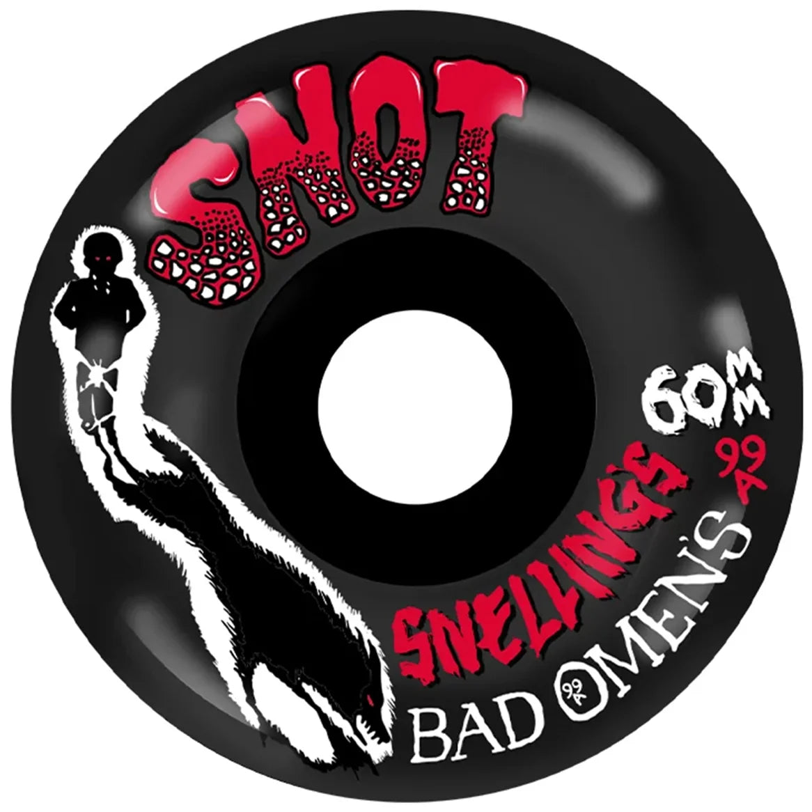 Snot Wheels Jake Snelling Bad Omens Wide Boys Black 99A 60mm