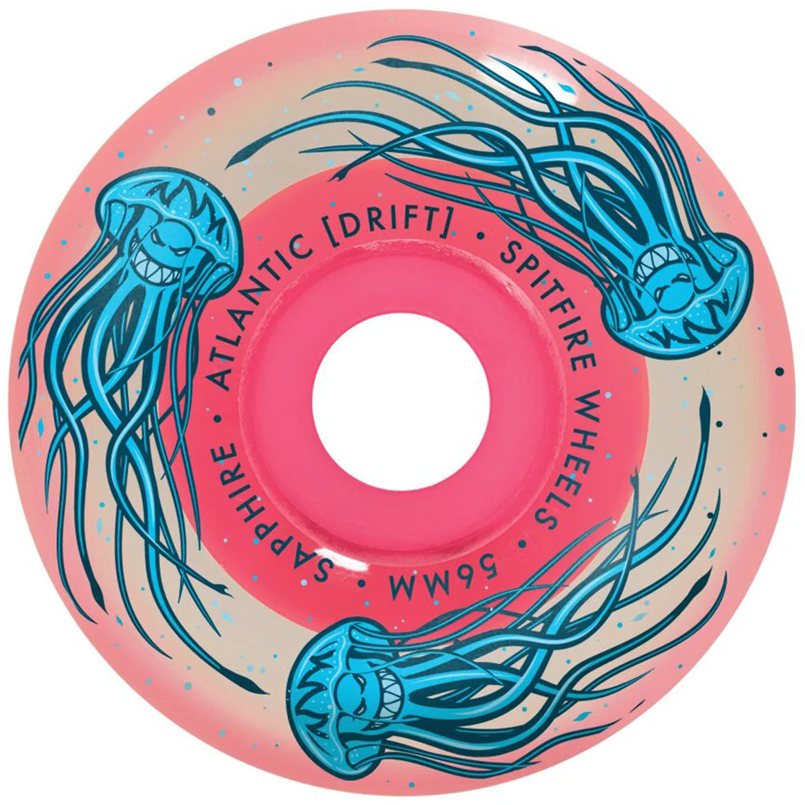 Spitfire Wheels 90DU Atlantic Drift 56mm Sapphires