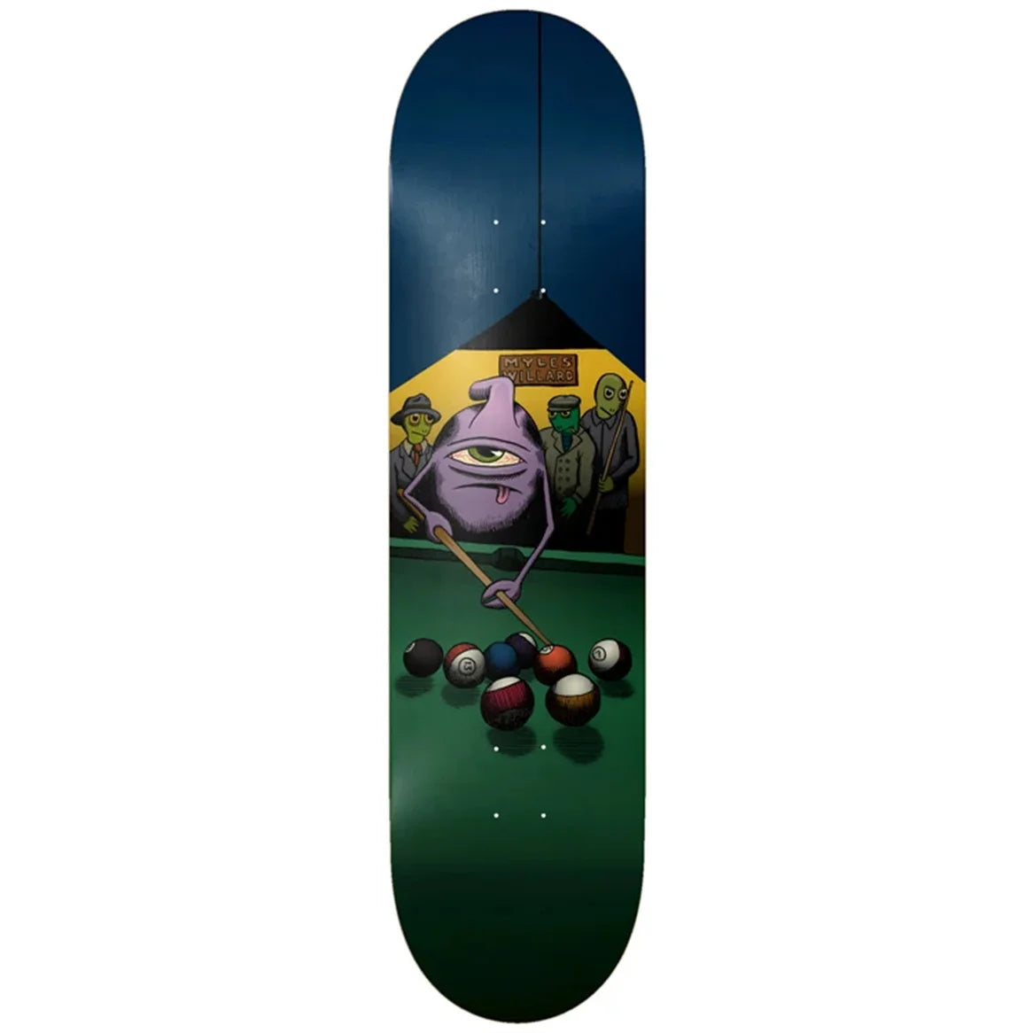 Toy Machine Deck Myles Willard Hustler 8.25